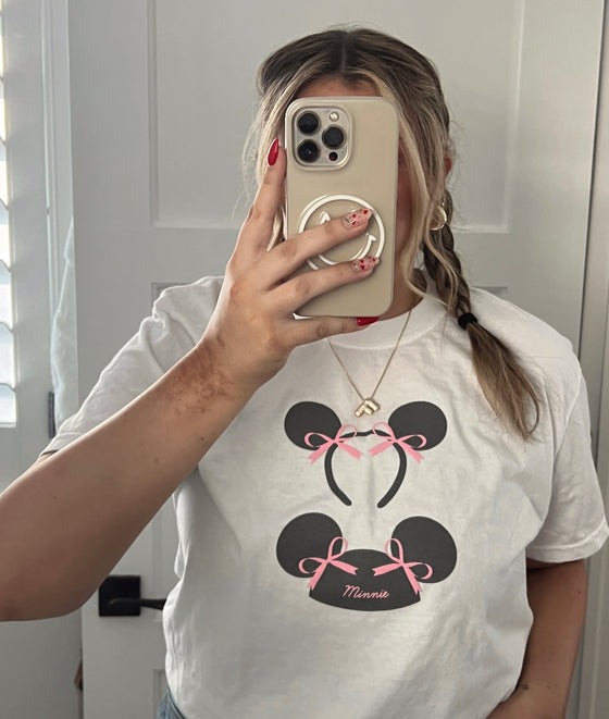 MOUSE EARS & BOWS -- UNISEX TEE