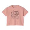 *CROPPED* NABOO TOILE -- BOXY CROPPED TEE