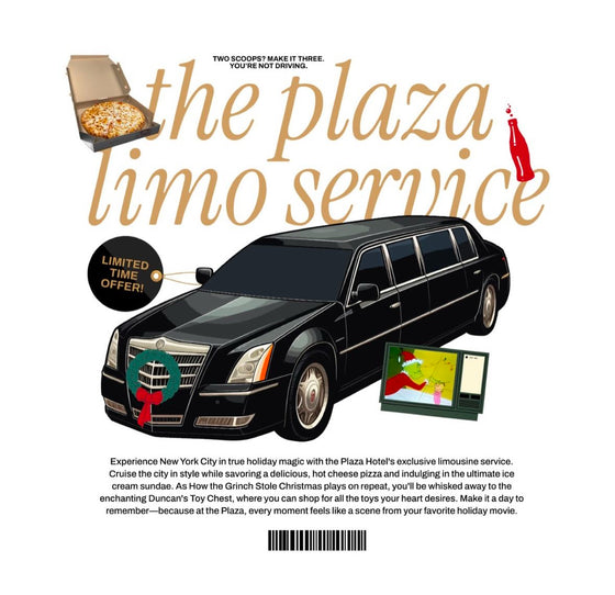 THE PLAZA LIMO SERVICE -- UNISEX TEE