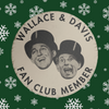 WALLACE & DAVIS FAN CLUB -- ROUND THROW PILLOW