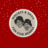 WALLACE & DAVIS FAN CLUB -- ROUND BUTTON MAGNET