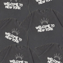  (LADY LIBERTY) WELCOME TO NY -- UNISEX TEE