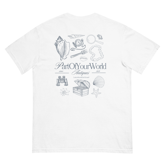 PART OF YOUR WORLD ANTIQUES (WHITE) -- UNISEX TEE