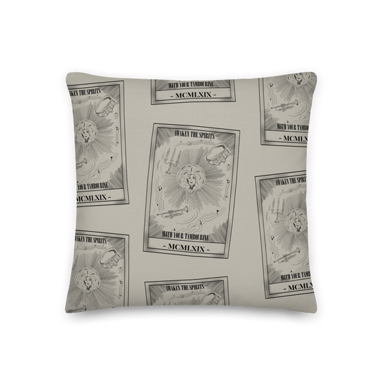 AWAKEN THE SPIRITS TAROT CARD -- THROW PILLOW